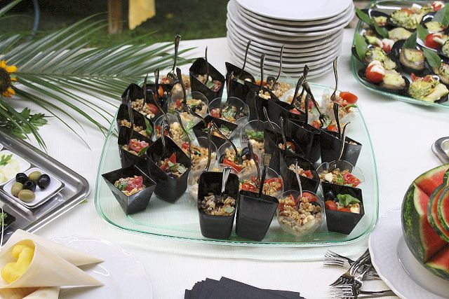 Finger food e cereali per matrimonio alla Valle di Ceri